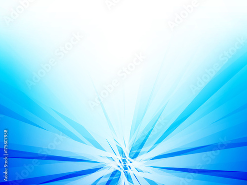 Fotografija abstract rays blue background