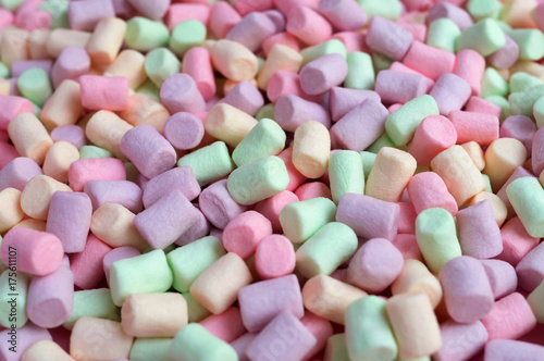 colorful marshmallows background