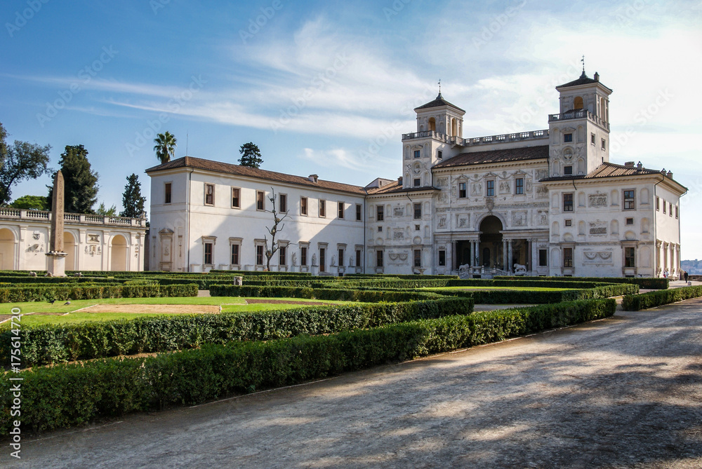 Villa Medici und Garten der Villa Borghese, Rom