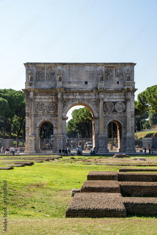 Arco di Costantino im Forum Romanum, Rom, Italien