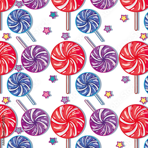 delicious sweet candy background design