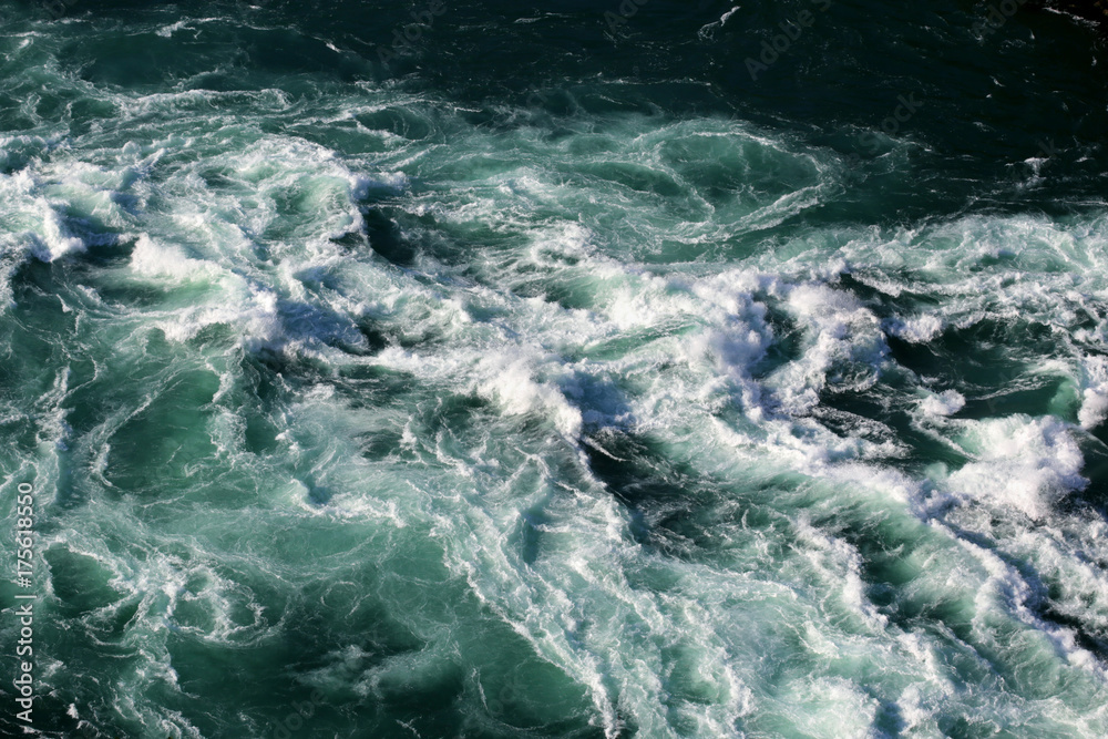 Looking Down At A River With A Fast Moving Current Looking Down At A River With A Fast Moving Current