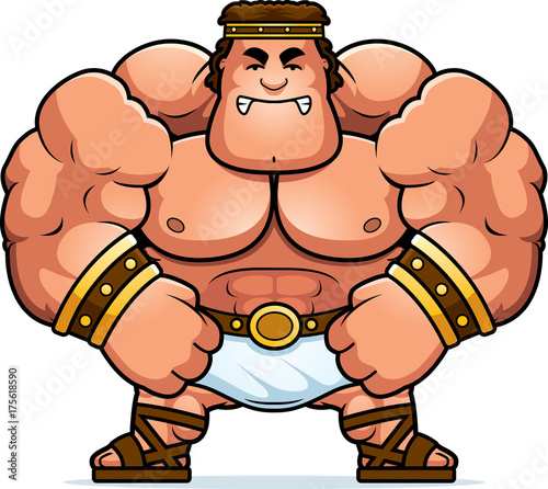 Angry Cartoon Hercules