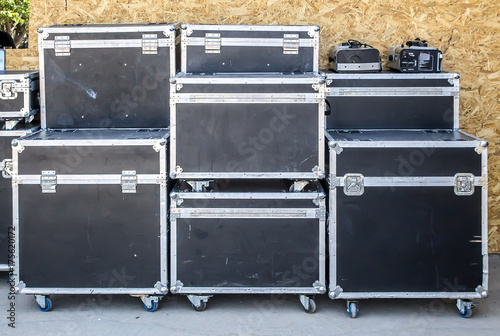 Musical instrument cases photo