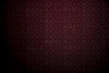 Abstract  vintage dark pink texture Thai art for background