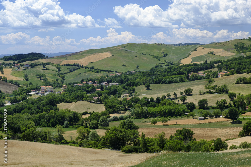 Landscape in Montefeltro (Marches, Italy)