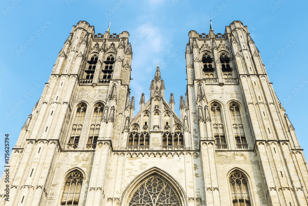 The Cathedral of Brussels in Brussels, Belgium