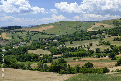 Landscape in Montefeltro (Marches, Italy)