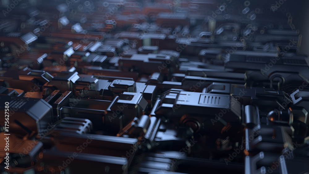 circuit board, abstract background
