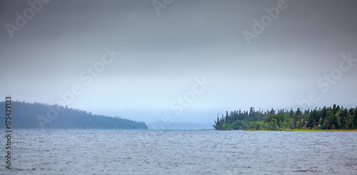 Big lake Imandra, Kola Peninsula, Russia. © olgapkurguzova