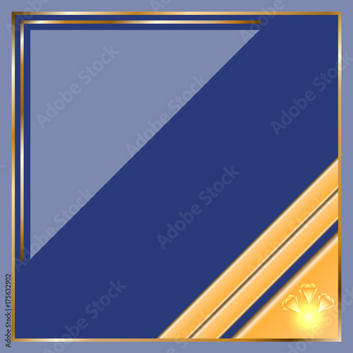 Abstract background . gold stripes, diamonds. vector design.