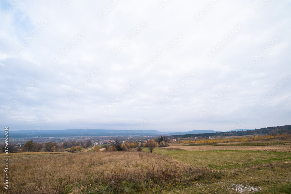 Góry Świętokrzyskie jesienią