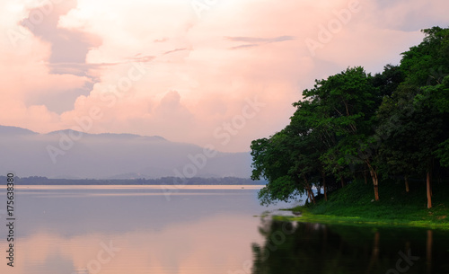 Bang Pra Reservoir ,Lake in Chonburi, Thailand