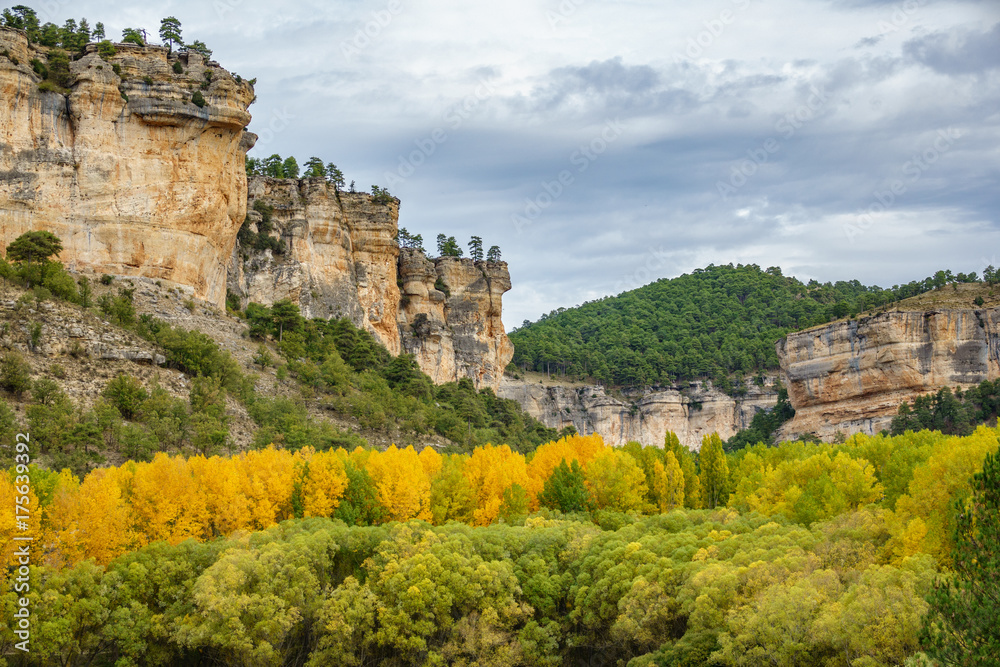 Autunm landscape in Cuenca
