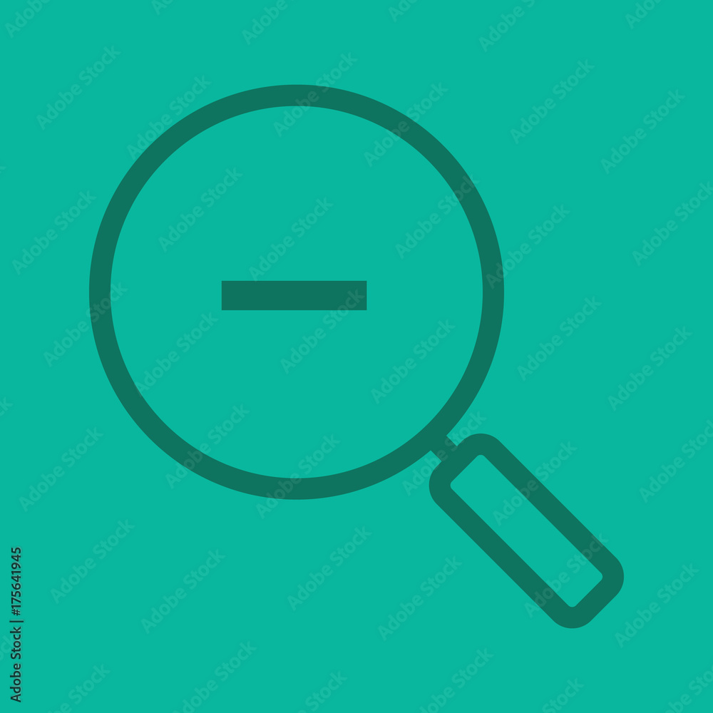 Zoom out linear icon Zoom out linear icon