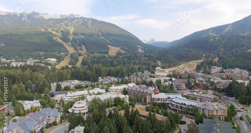 Foto Aerial view of Whistler skyline, Canada