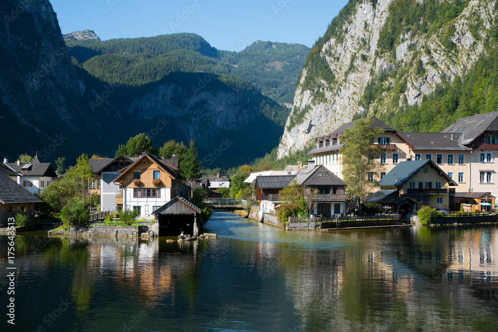 View of Hallstatt from Hallstatt Lake View of Hallstatt from Hallstatt Lake