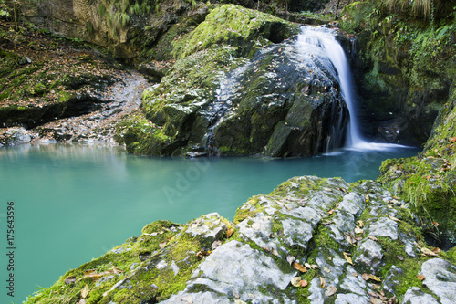 Zeleni vir - beautiful trip place near Skrad in Gorski kotar, Croatia