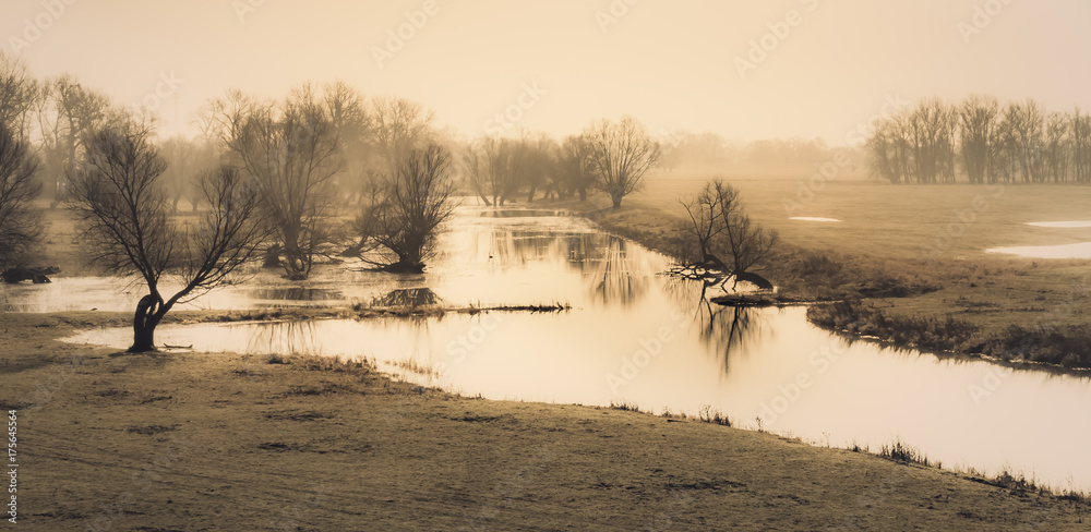 Flusslandschaft Flusslandschaft