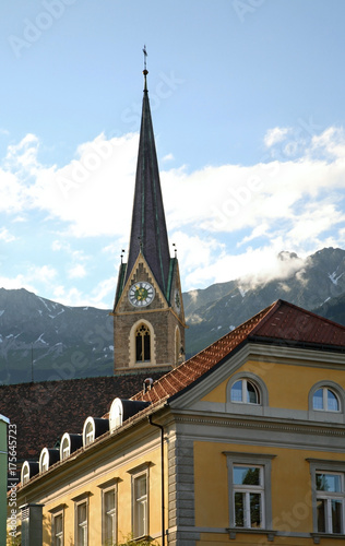 Church of St. Nicholas in Innsbruck. Tyrol. Austria 