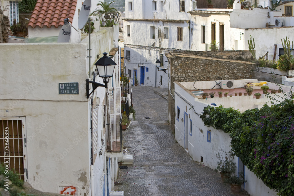 Old part of the town, Eivissa, Ibiza, Baleares, Spain, Europe