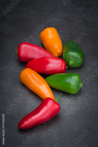 Colorful Peppers and Jalapenos