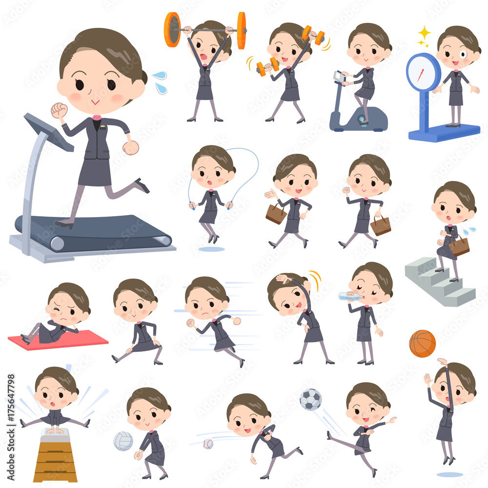Beauty staff women_Sports & exercise Beauty staff women_Sports & exercise