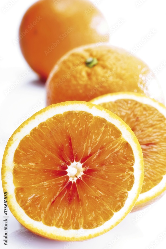 Blood oranges (Citrus)