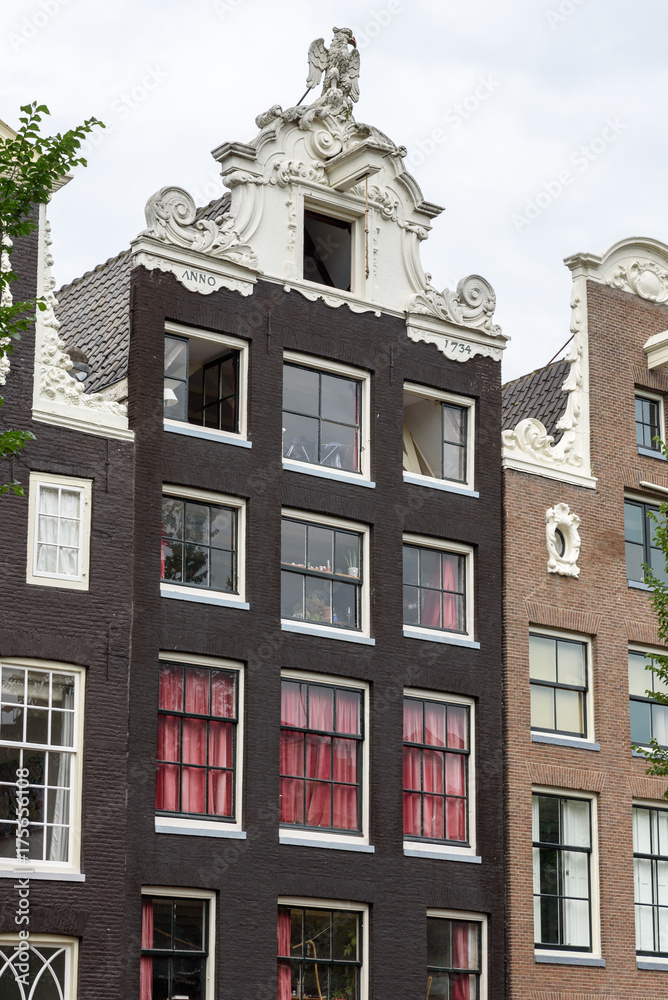 Typisches Haus in Amsterdam