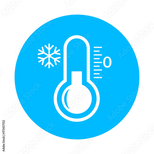 Cold weather vector icon photo