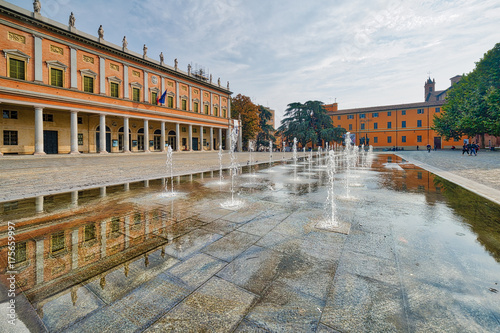 XIX century fountain in Reggio Emilia