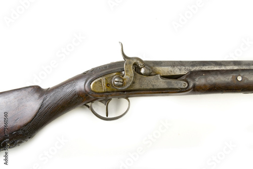 Percussion cap muzzle loader used in the 19. th century 16mm
