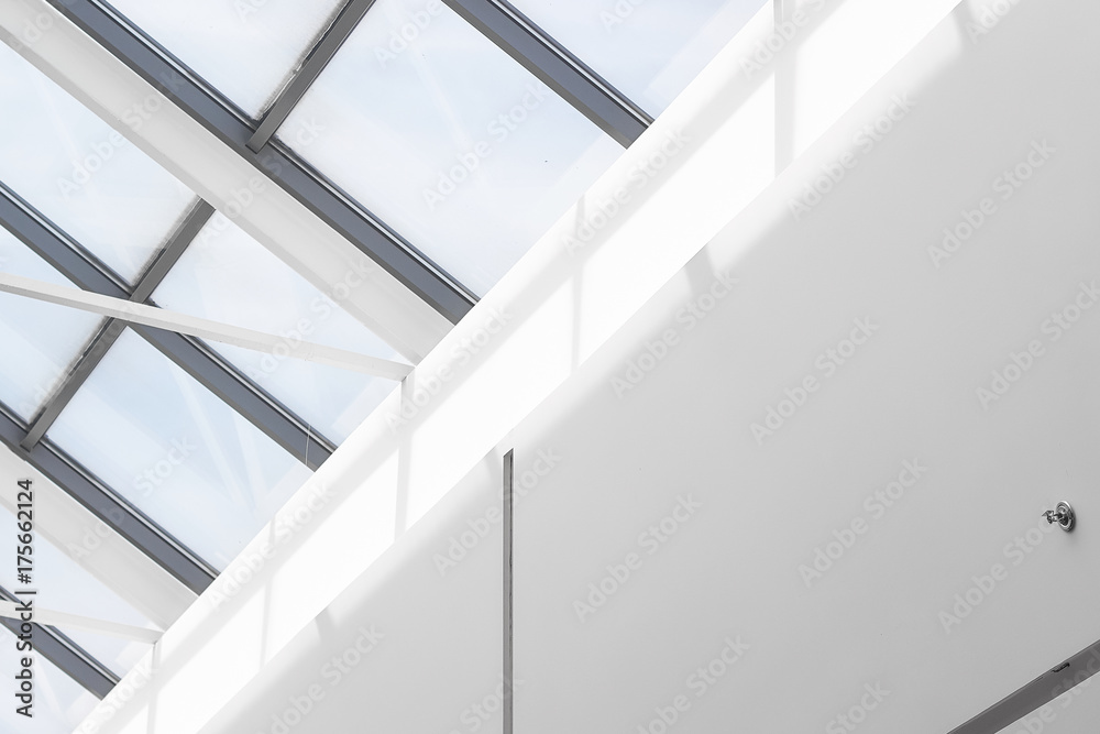 Fototapeta premium Skylight window - abstract architectural background