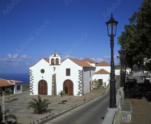 Santo Domingo de Garafia, church Ntra. Senora de la Luz, La Palma, Canary Islands photo
