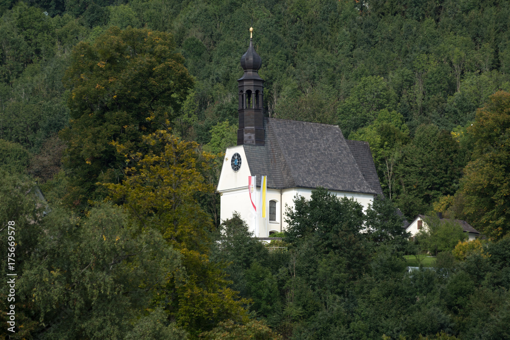 Church on a Hillside near Mondsee