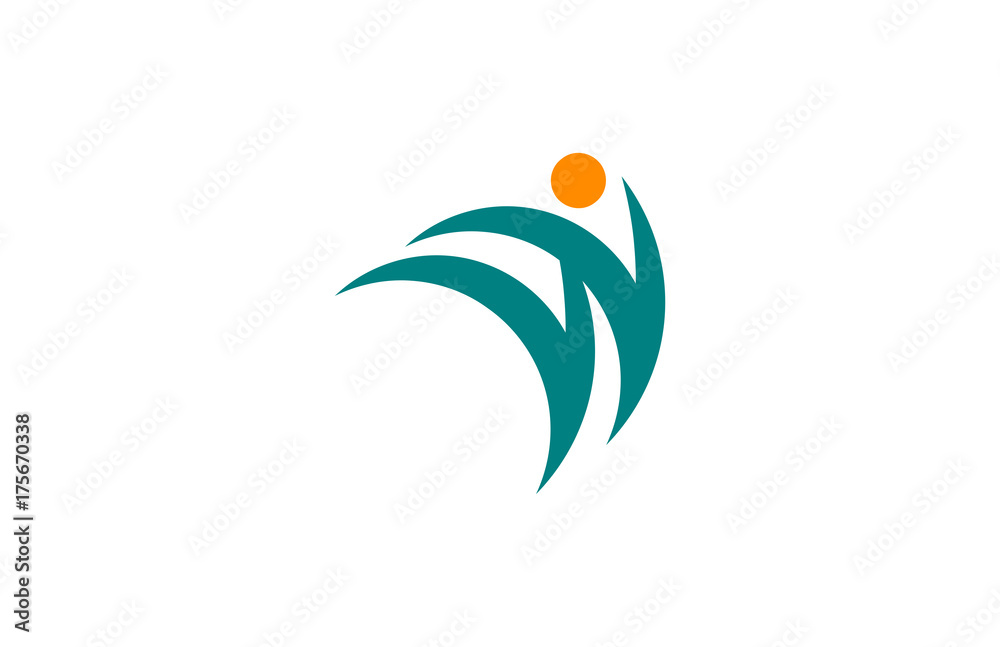 w letter swoosh man logo w letter swoosh man logo