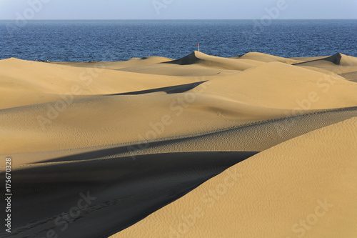 Sand dunes, Maspalomas, Playa del Ingles, Gran Canaria, Spain, Europe