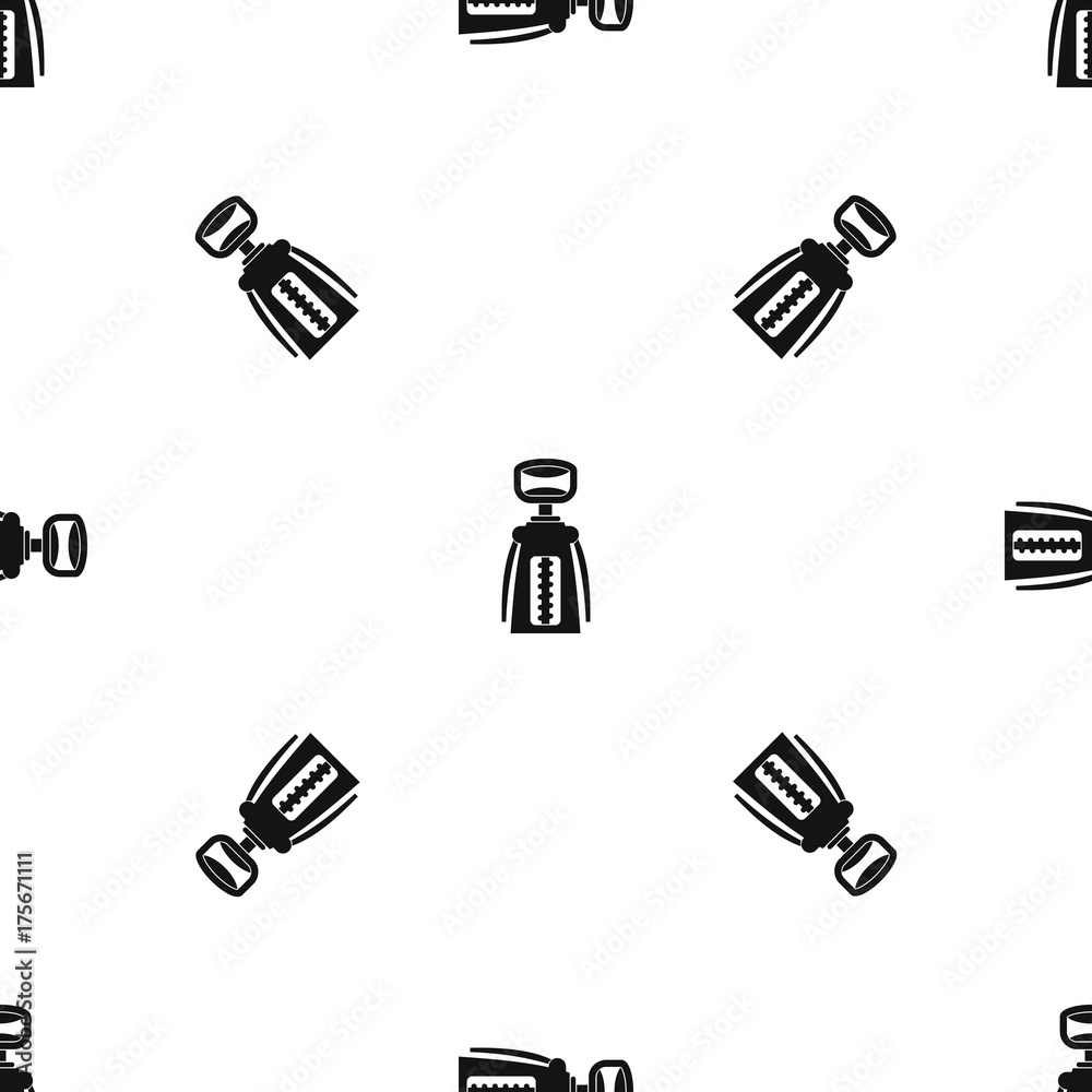 Modern corkscrew pattern seamless black Modern corkscrew pattern seamless black
