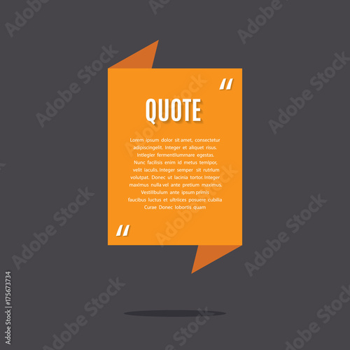 Inspirational quote template