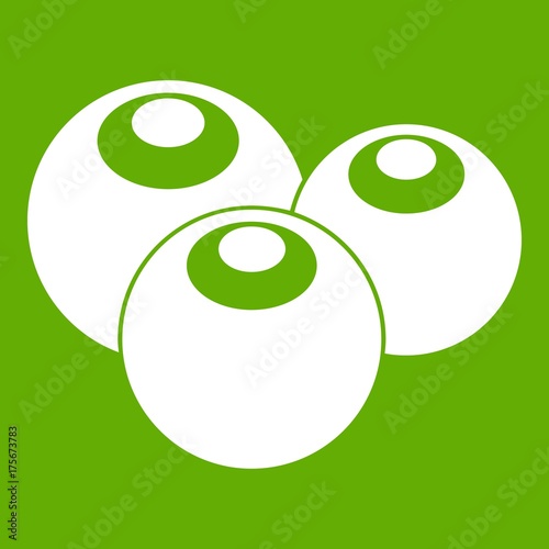 Ripe bilberries, simple style