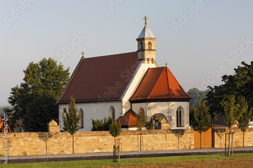 St Stephan chapel, Wuelfershausen an der Saale, Rhoen-Grabfeld, Franconia, Bavaria, Germany, Europe