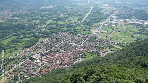 Sacra di Torino panorama e mura photo