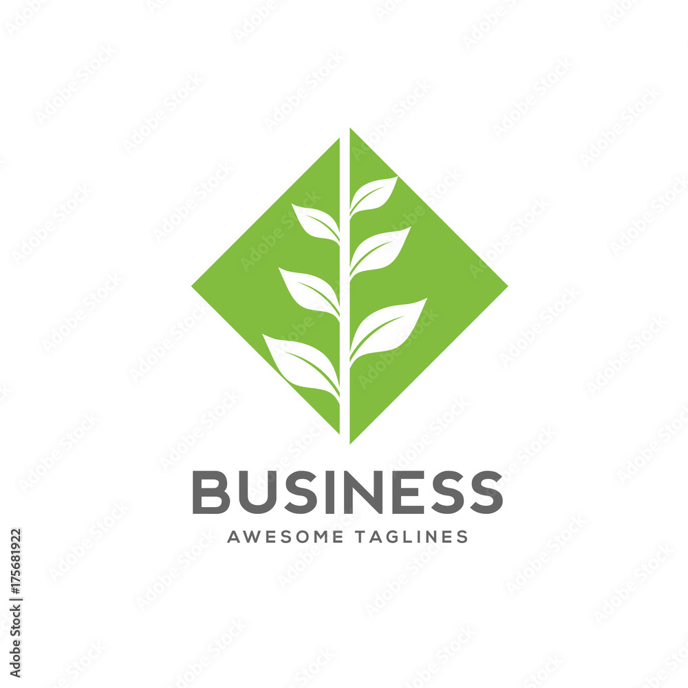 square green leaf ecology nature element vector icon. Design shape leaf logo and abstract organic leaf logo. square green leaf ecology nature element vector icon. Design shape leaf logo and abstract organic leaf logo.