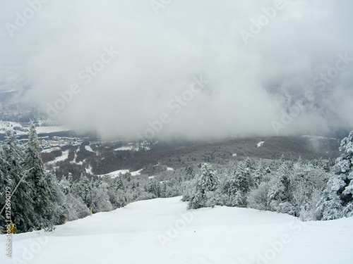 Winter Ski Mountain