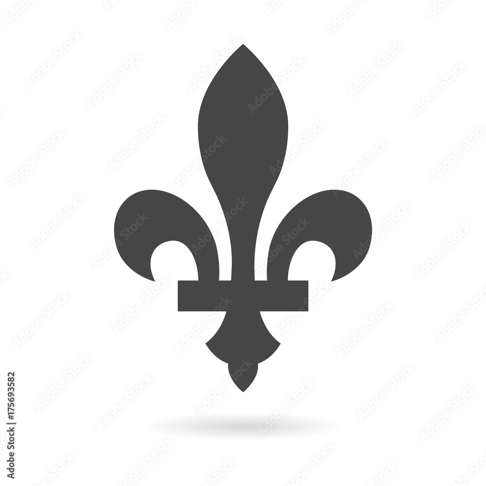 Fototapeta premium Fleur de lis icon, Fleur-de-lis sign