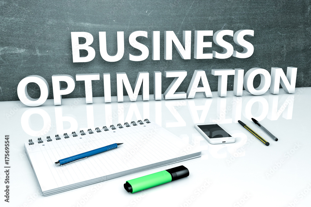 Business Optimization text concept Business Optimization text concept