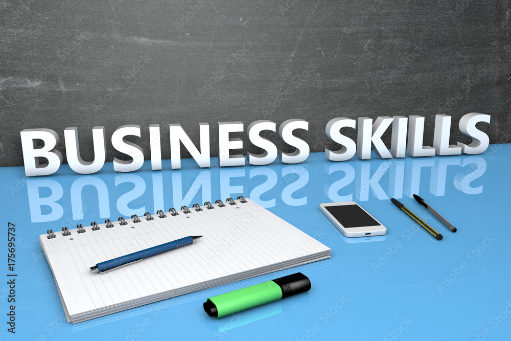 Business Skills text concept Business Skills text concept