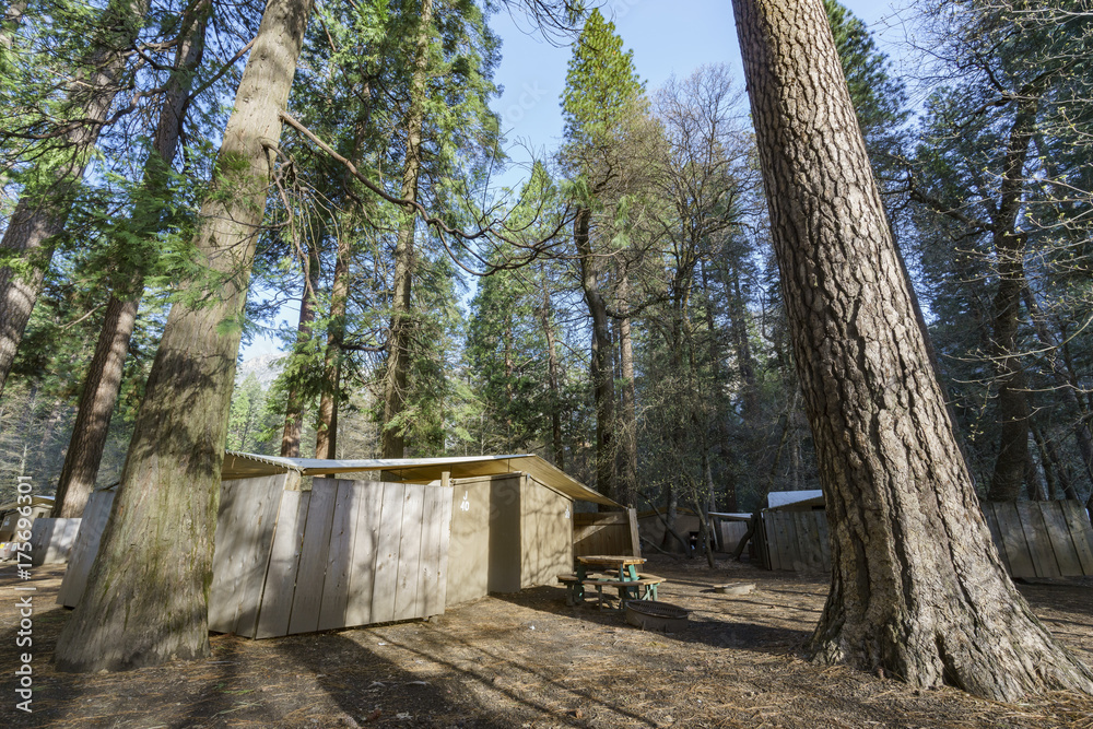 Housekeeping Camp in the Famouse Yosemite