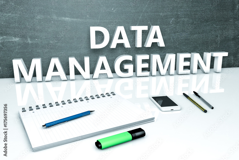Data Management text concept Data Management text concept