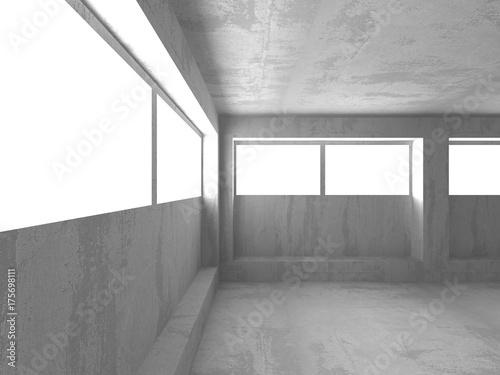 Abstract geometric concrete architecture background